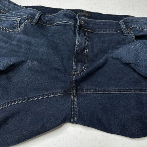 Silver Jeans Womens 24W Elyse Slim Boot Cut Relaxed Blue Denim CowboyWestern EUC - Picture 14 of 14